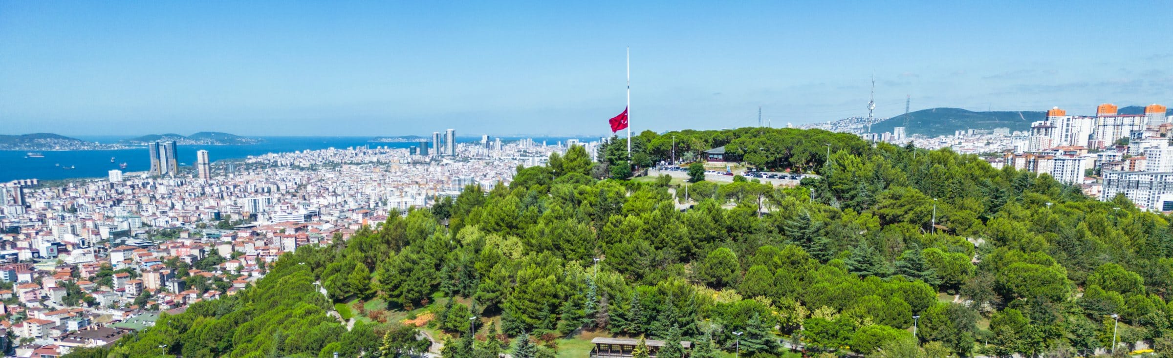 Gözdağı korusu, Pendik ve Marmara Denizi manzarası